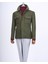 Italyan Stil Slim Fit Mevsimlik Kaşe Erkek Mont Yeşil T13520 5