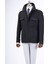 Italyan Stil Slim Fit Mevsimlik Kaşe Erkek Mont Siyah T13518 1