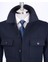 Italyan Stil Slim Fit Mevsimlik Kaşe Erkek Mont Lacivert T13519 2