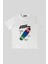 6-14 Yaş No Fear Kaykay Payetli Erkek Çocuk T-Shirt Beyaz 1