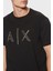 Armani Exchage Taşlı Pamuk Regular Fit Bisiklet Yaka T Shirt Erkek T Shirt XM000325 AF10364 UC001 4