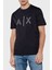 Armani Exchage Taşlı Pamuk Regular Fit Bisiklet Yaka T Shirt Erkek T Shirt XM000325 AF10364 UB101 1