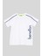 4-14 Yaş Benetton Biye Detay Erkek Çocuk Tshirt Beyaz 1