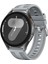 Samsung Galaxy Watch 4 5 6 7 Fe Classic 40 42 43 44 45 46 47 mm ile Uyumlu Kordon (20MM) Hybrid Dikişli Kumaş Silikon Kayış 1