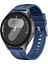 Samsung Galaxy Watch 4 5 6 7 Fe Classic 40 42 43 44 45 46 47 mm ile Uyumlu Kordon (20MM) Hybrid Dikişli Kumaş Silikon Kayış 1