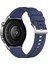 Samsung Galaxy Watch 4 5 6 7 Fe Classic 40 42 43 44 45 46 47 mm ile Uyumlu Kordon (20MM) Hybrid Dikişli Kumaş Silikon Kayış 4