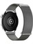 Huawei Watch GT6 41mm GT4 41mm GT5 41mm GT5 Pro 42mm ile Uyumlu Kordon (18mm) Çift Mıknatıslı Lansman Metal Hasır Çelik Kayış 3