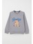 Erkek Çocuk Eşofman Takım Kolej Şampiyonu Sevimli Ayıcık Baskılı 2-6 Yaş, Gri 2