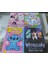 4 Adet Stickerli Boyama Kitabı (Stitch,minnie,wednesday,unicorn Figürlü) 1