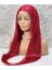 Gerçek Front Lace Tül Peruk - Düz - Kızıl 70-75CM 3
