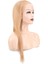 Düz Front Lace Gerçek Tül Peruk - Altın Karamel - 60-65CM 2