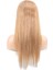 Düz Front Lace Gerçek Tül Peruk - Altın Karamel - 60-65CM 4