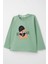 Erkek Bebek Uzun Kollu Tişört Havalı Ayıcık Nakışlı 9 Ay-3 Yaş, Mint Yeşili 3