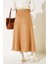 Fermuarlı Kadın Süet Etek Parça Detaylı 1