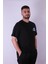 Ausgabetag Dağ Baskı Siyah Erkek T-Shirt 2