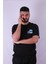 Ausgabetag Dağ Baskı Siyah Erkek T-Shirt 3