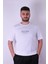 Slow Living Baskı Beyaz Erkek T-Shirt 1
