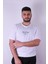 Slow Living Baskı Beyaz Erkek T-Shirt 3