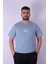 Be Mindfull Baskı Mavi Erkek T-Shirt 2