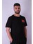 Summer Holidays Baskı Siyah Erkek T-Shirt 1