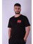 Summer Holidays Baskı Siyah Erkek T-Shirt 2