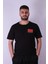 Summer Holidays Baskı Siyah Erkek T-Shirt 3