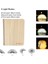 Vorrınc Ahşap Katlanır Kitap Lambası, Ambiyans Aydınlatması, Gece Lambası, Manyetik LED Işık, Dekoratif Işık, 360° Katlanabilir, Hediye Için Ideal (Beyaz Akçaağaç Yaprağı) 22 x 17 x 2,5 cm 4