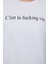 Slogan Baskılı Basic T-Shirt 4