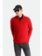 Yarım Fermuarlı Nakışlı Polar Sweatshirt 2