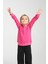 Kız Çocuk Oversize Bisiklet Yaka Basic Sweatshirt 1
