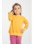 Kız Çocuk Oversize Bisiklet Yaka Basic Sweatshirt 3