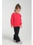 Kız Çocuk Oversize Bisiklet Yaka Basic Sweatshirt 1