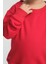 Kız Çocuk Oversize Bisiklet Yaka Basic Sweatshirt 4