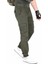 Kışlık Regular Gabardin Haki Kargo - Likralı, Paçası Lastikli 1