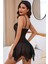 Kadın Siyah Tül Babydoll gecelik 15500 3