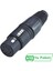 LA1011-5 Xlr 5-Pin Dişi Siyah Konnektör ( 10 Lu Paket ) 1