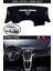 Opel Astra J 2009-2017 Için Uygun Torpido Koruma Halısı Siyah Kenar Renk Siyah 1