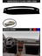Mercedes E Class 1985-1995 Için Uygun Torpido Koruma Halısı Siyah Kenar Renk Siyah 1
