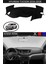 Hyundai Tucson 2016-2018 Için Uygun Torpido Koruma Halısı Siyah Kenar Renk Siyah 1