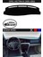 Opel Vectra B 1995-2001 Için Uygun Torpido Koruma Halısı Siyah Kenar Renk Siyah 1