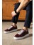 Tommy Erkek Deri Sneaker Ayakkabı Bordo 4