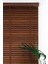 Wooden Blinds %100 Doğal Ahşap Jaluzi Perde 50MM,ALÜMINYUM Kasalı Yüksek Kaliteli-Walnut Brown/ceviz 3