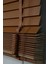 Wooden Blinds %100 Doğal Ahşap Jaluzi Perde 50MM,ALÜMINYUM Kasalı Yüksek Kaliteli-Walnut Brown/ceviz 5