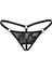 Ağı Açık Siyah Dantelli Iç Çamaşırı G String 1