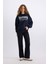 Loose Fit Bisiklet Yaka Baskılı Kalın Sweatshirt E3390AXNS 2