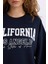 Loose Fit Bisiklet Yaka Baskılı Kalın Sweatshirt E3390AXNS 5