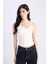 Slim Fit Dar Kesim V Yaka Fitilli Kaşkorse Atlet E8680AX25SP 3