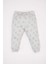 Erkek Bebek Pijama Takımı Ayı Desenli Uzun Kollu Fitilli Kaşkorse Üst Beli Lastikli Uzun Alt D6808A5NS 2