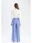 Wide Leg Geniş Paça Desenli Esnek Belli Viskon Pantolon E1824AX25SP 5