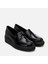 01AYH306670A100 Deri Siyah Kadın Loafer 2